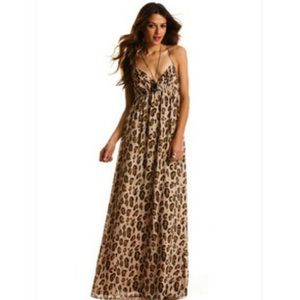 Lattice Leopard Maxi